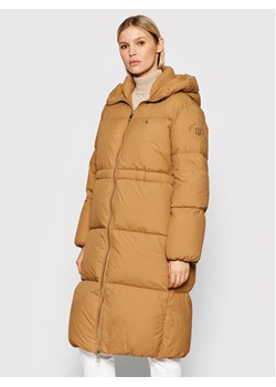 Tommy Hilfiger Płaszcz zimowy Nylon Down WW0WW31702 Brązowy Relaxed Fit ze sklepu MODIVO w kategorii Kurtki damskie - zdjęcie 185761145