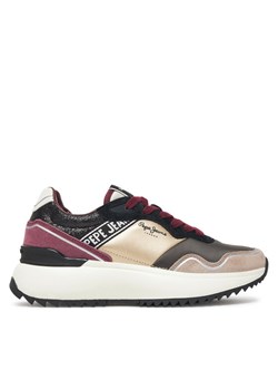 Pepe Jeans Sneakersy Kimi City W PLS600028 Szary ze sklepu MODIVO w kategorii Buty sportowe damskie - zdjęcie 185761167