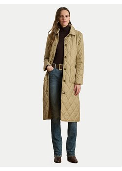 LAUREN RALPH LAUREN Płaszcz zimowy 297980103002 Beżowy Straight Fit ze sklepu MODIVO w kategorii Płaszcze damskie - zdjęcie 185761209