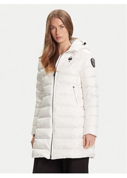 Blauer Płaszcz zimowy 25WBLDK03102 Biały Regular Fit ze sklepu MODIVO w kategorii Płaszcze damskie - zdjęcie 185761235