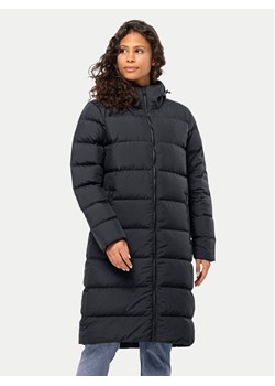 Jack Wolfskin Płaszcz zimowy Frozen Palace Coat 1204133 Czarny Regular Fit ze sklepu MODIVO w kategorii Kurtki damskie - zdjęcie 185761257