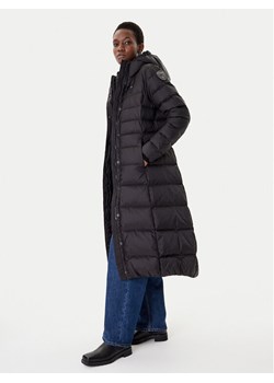 Blauer Płaszcz zimowy 25WBLDK03101 Czarny Regular Fit ze sklepu MODIVO w kategorii Płaszcze damskie - zdjęcie 185761309