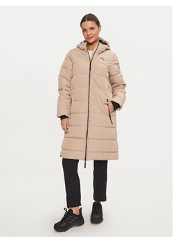 Whistler Płaszcz zimowy Amaret W Long Puffer W234603 Beżowy Regular Fit ze sklepu MODIVO w kategorii Kurtki damskie - zdjęcie 185761337