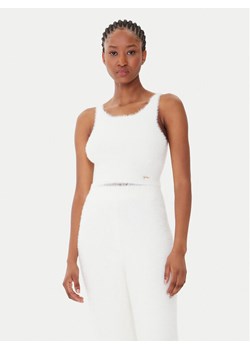 Guess Top O5BR01 Z1282 Écru Regular Fit ze sklepu MODIVO w kategorii Bluzki damskie - zdjęcie 185761548