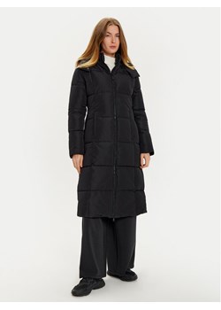 EA7 Emporio Armani Płaszcz zimowy 6DTL01 TN8AZ 1200 Czarny Regular Fit ze sklepu MODIVO w kategorii Kurtki damskie - zdjęcie 185761556
