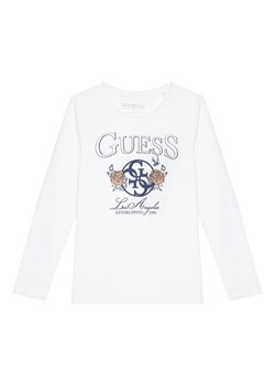 Guess Bluzka J5BI20 J1314 Biały Regular Fit ze sklepu MODIVO w kategorii Bluzki dziewczęce - zdjęcie 185761579