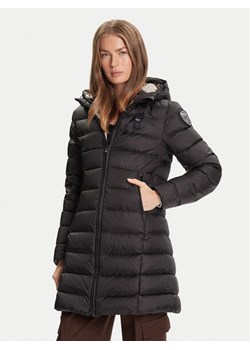 Blauer Płaszcz zimowy 25WBLDK03102 Czarny Regular Fit ze sklepu MODIVO w kategorii Płaszcze damskie - zdjęcie 185761637