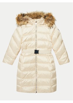 Guess Płaszcz zimowy J4BL18 WGL50 Écru Regular Fit ze sklepu MODIVO w kategorii Kurtki dziewczęce - zdjęcie 185761788