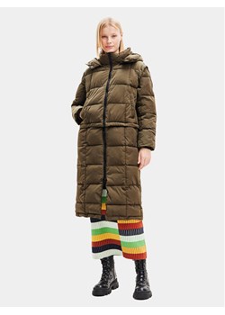 Desigual Płaszcz zimowy 23WWEW39 Zielony Oversize ze sklepu MODIVO w kategorii Płaszcze damskie - zdjęcie 185761805