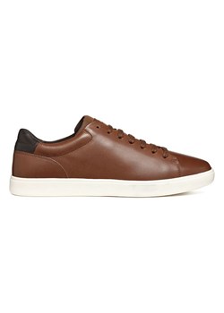 Geox Skórzane sneakersy &quot;Avola&quot; w kolorze brązowym ze sklepu Limango Polska w kategorii Buty sportowe męskie - zdjęcie 185766717