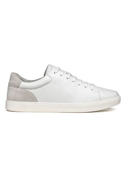 Geox Skórzane sneakersy &quot;Avola&quot; w kolorze biało-szarym ze sklepu Limango Polska w kategorii Buty sportowe męskie - zdjęcie 185766735