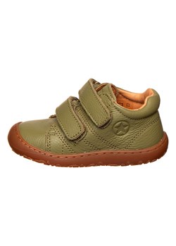 bisgaard Skórzane buty w kolorze khaki do chodzenia na boso ze sklepu Limango Polska w kategorii Buciki niemowlęce - zdjęcie 185767109