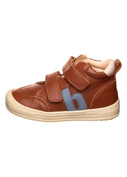 bisgaard Skórzane sneakersy w kolorze jasnobrązowym ze sklepu Limango Polska w kategorii Buty sportowe dziecięce - zdjęcie 185767115