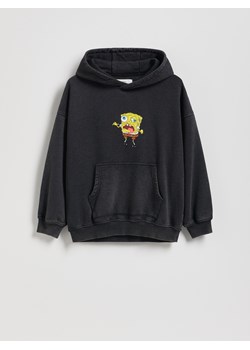 Reserved - Bawełniana bluza SpongeBob - czarny ze sklepu Reserved w kategorii Bluzy chłopięce - zdjęcie 185767596