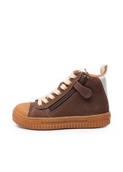 bisgaard Skórzane sneakersy &quot;Ryan&quot; w kolorze fioletowym ze sklepu Limango Polska w kategorii Buty sportowe dziecięce - zdjęcie 185767686