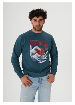 OLDSKULL Bluza w kolorze niebieskim ze sklepu Limango Polska w kategorii Bluzy męskie - zdjęcie 185767715