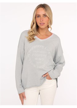 Zwillingsherz Bluza w kolorze szarym ze sklepu Limango Polska w kategorii Bluzy damskie - zdjęcie 185768028