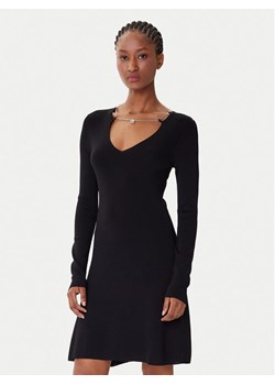 HUGO Sukienka dzianinowa Sibery 50548244 Czarny Slim Fit ze sklepu MODIVO w kategorii Sukienki - zdjęcie 185768278
