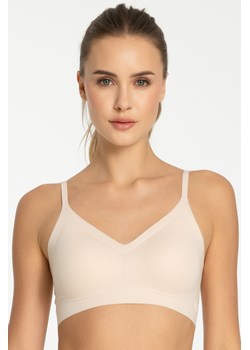Biustonosz braletka Julimex Simple Bra Top beżowy ze sklepu kontri.pl w kategorii Biustonosze - zdjęcie 185768935