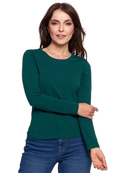 Bluzka klasyczna Moraj BD900-420-L dark green ze sklepu kontri.pl w kategorii Bluzki damskie - zdjęcie 185768948
