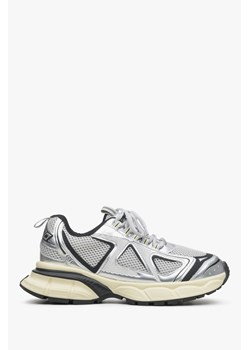 ES8: Srebrno-czarne sneakersy damskie na elastycznej platformie ES 8 ze sklepu Estro w kategorii Buty sportowe damskie - zdjęcie 185769296