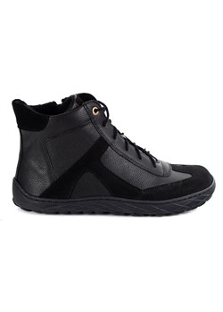 Buty damskie barefoot skórzane zimowe minimalistyczne 1294 czarne ze sklepu butyolivier w kategorii Półbuty damskie - zdjęcie 185769545