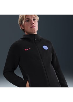 Męska dzianinowa bluza piłkarska z kapturem Nike Total 90 Paris Saint-Germain Tech Windrunner - Czerń ze sklepu Nike poland w kategorii Bluzy męskie - zdjęcie 185770258