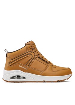 Sneakersy Skechers Uno Keep Close 232547/WSK Brązowy ze sklepu eobuwie.pl w kategorii Buty sportowe męskie - zdjęcie 185770349