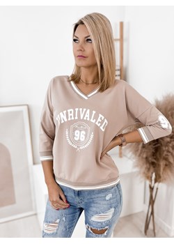 bluzka unrivaled beżowa one size ze sklepu UBRA w kategorii Bluzki damskie - zdjęcie 185770557