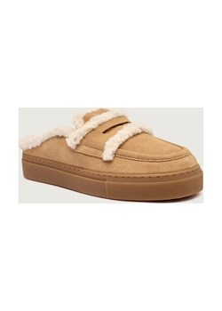 INUIKII Skórzane mule | shearling ze sklepu Gomez Fashion Store w kategorii Kapcie damskie - zdjęcie 185770989