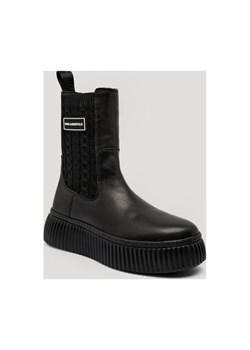 Karl Lagerfeld Skórzane botki na platformie KREEPER LO ze sklepu Gomez Fashion Store w kategorii Botki - zdjęcie 185770996