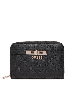 Guess Duży Portfel Damski Idra Slg SWGG81 57140 Czarny ze sklepu MODIVO w kategorii Portfele damskie - zdjęcie 185776685