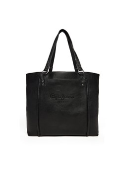 Pepe Jeans Torebka Bellamie Code PL0300005 Czarny ze sklepu MODIVO w kategorii Torby Shopper bag - zdjęcie 185776697