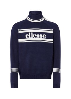 ellesse Sweter z haftem - Pellini Mężczyźni granatowy wzorzysty ze sklepu vangraaf w kategorii Swetry męskie - zdjęcie 185777668