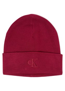 Calvin Klein Czapka damska Kobiety bordowy jednolity ze sklepu vangraaf w kategorii Czapki zimowe damskie - zdjęcie 185777726