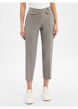 Cambio Spodnie - Krystal Kobiety Sztuczne włókno taupe wzorzysty ze sklepu vangraaf w kategorii Spodnie damskie - zdjęcie 185777746