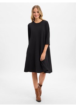 soyaconcept® Sukienka damska - Banu Kobiety czarny jednolity ze sklepu vangraaf w kategorii Sukienki - zdjęcie 185777757