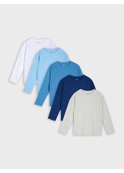 Sinsay - Koszulki z długimi rękawami 5 pack - biały ze sklepu Sinsay w kategorii T-shirty chłopięce - zdjęcie 185779395