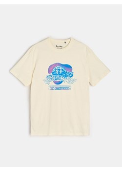 Sinsay - Koszulka z krótkim rękawem Rick & Morty - kremowy ze sklepu Sinsay w kategorii T-shirty męskie - zdjęcie 185779478