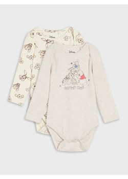 Sinsay - Body 2 pack Winnie the Pooh - kremowy ze sklepu Sinsay w kategorii Body niemowlęce - zdjęcie 185779498