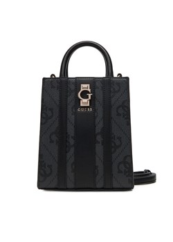 Torebka Guess Erenia Mini HWSO78 38750 Szary ze sklepu eobuwie.pl w kategorii Kuferki - zdjęcie 185779699