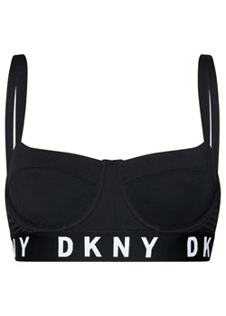 DKNY Biustonosz z fiszbiną DK4521 Czarny ze sklepu MODIVO w kategorii Biustonosze - zdjęcie 185779947
