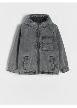 Reserved - Denimowa koszula oversize - czarny ze sklepu Reserved w kategorii Kurtki chłopięce - zdjęcie 185780979