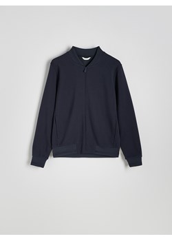 Reserved - Bluza bomberka - granatowy ze sklepu Reserved w kategorii Bluzy męskie - zdjęcie 185780988