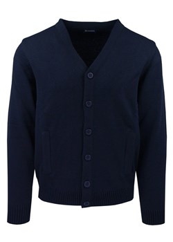 Rozpinany Sweter na Guziki - Lasota - Granatowy, z Kieszeniami SWLSTAarturGRAN ze sklepu JegoSzafa.pl w kategorii Swetry męskie - zdjęcie 185781105