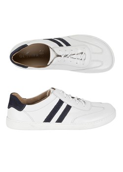 Buty męskie casual skórzane sznurowane BAREFOOT FRIENDLY 1290 białe ze sklepu butyolivier w kategorii Półbuty męskie - zdjęcie 185781196