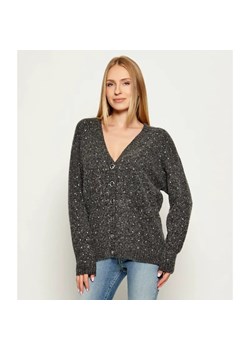 Pinko Wełniany kardigan MARCHE | Relaxed fit ze sklepu Gomez Fashion Store w kategorii Swetry damskie - zdjęcie 185781459