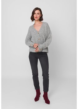 Jeansy slim fit w kolorze szarym ze sklepu Molton w kategorii Jeansy damskie - zdjęcie 185784305