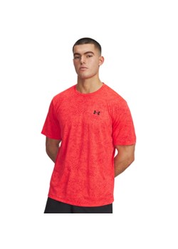 Męska koszulka treningowa Under Armour UA Tech Tee Pixelate - czerwona ze sklepu Sportstylestory.com w kategorii T-shirty męskie - zdjęcie 185784906