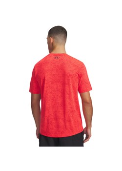 Męska koszulka treningowa Under Armour UA Tech Tee Pixelate - czerwona ze sklepu Sportstylestory.com w kategorii T-shirty męskie - zdjęcie 185784908